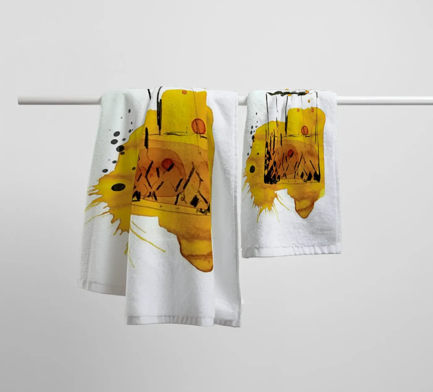 Cin Cin Handtuch von Ekaterina Koroleva