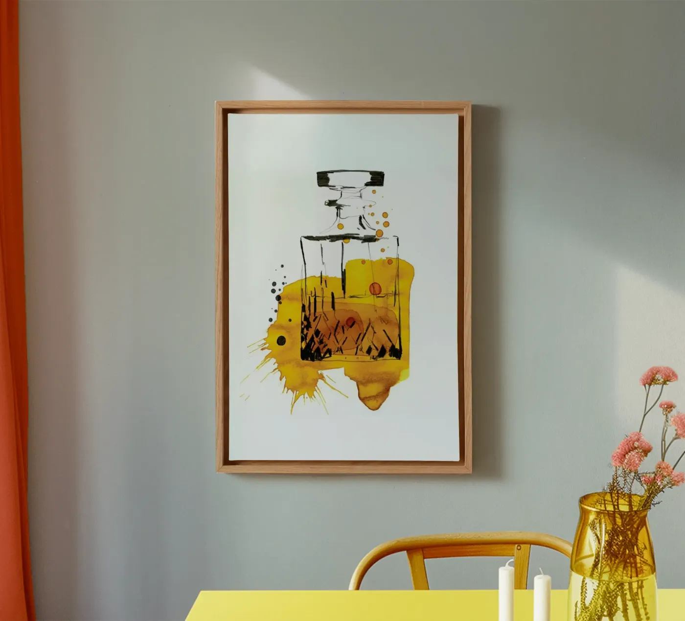 Cin Cin canvas van Ekaterina Koroleva