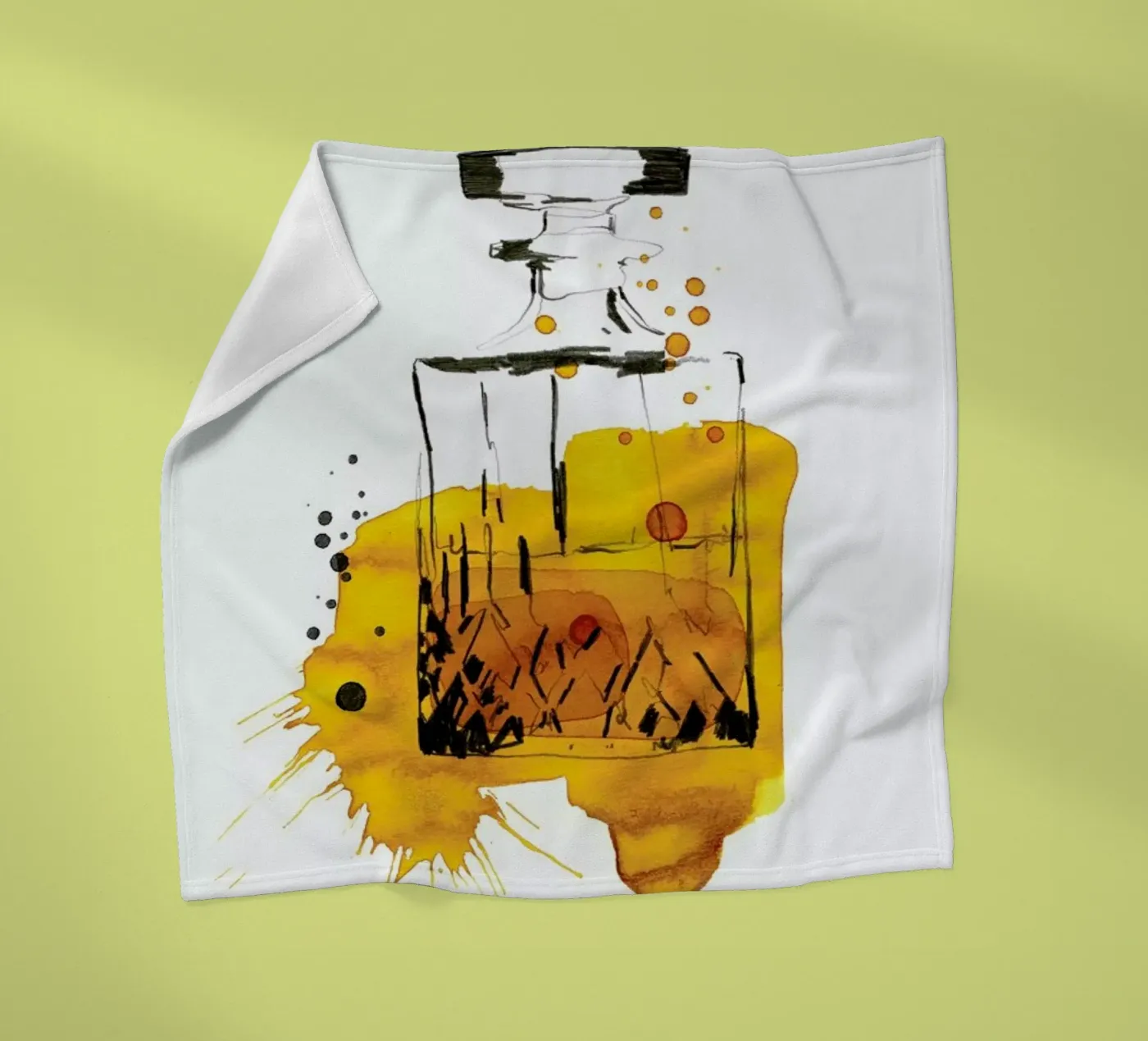 Cin Cin Fleecedecke von Ekaterina Koroleva