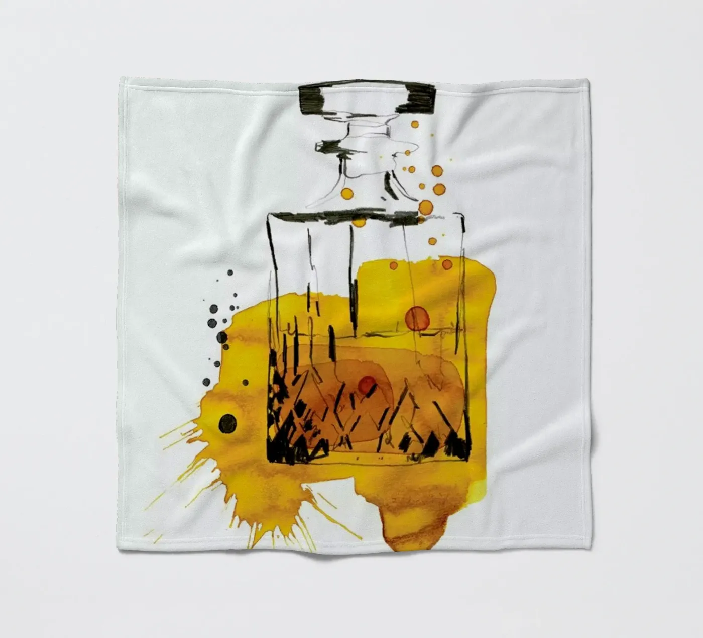 Cin Cin Fleecedecke von Ekaterina Koroleva