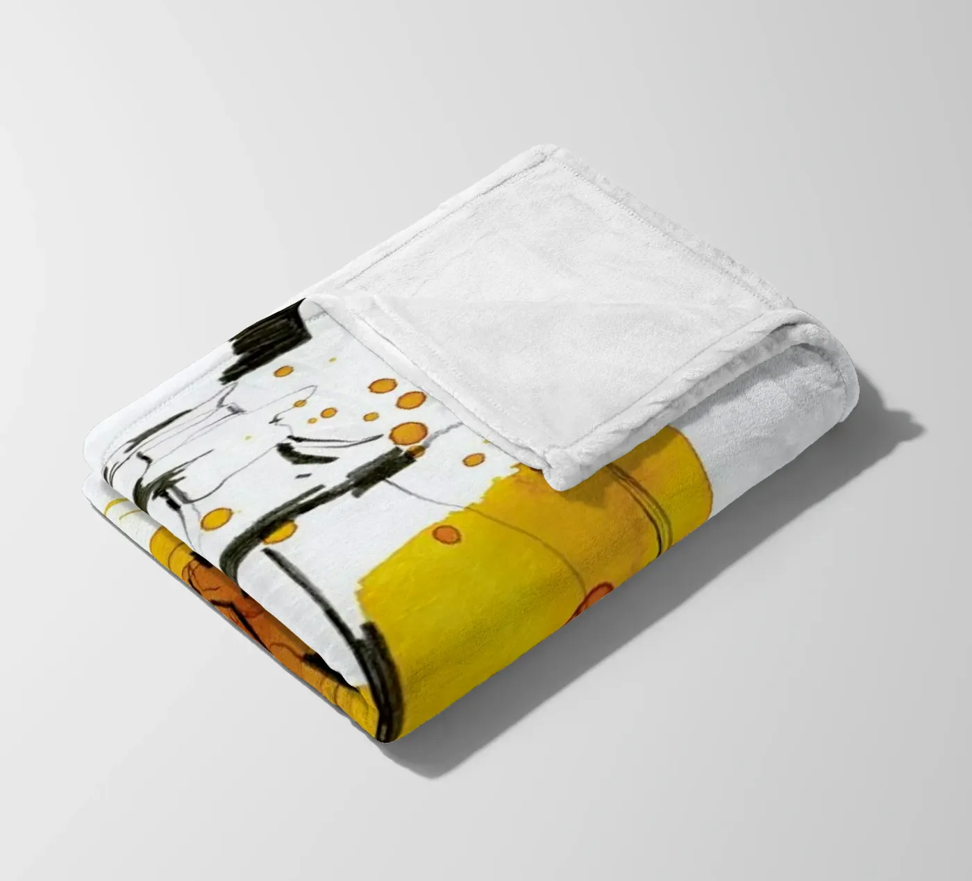 Cin Cin Fleecedecke von Ekaterina Koroleva