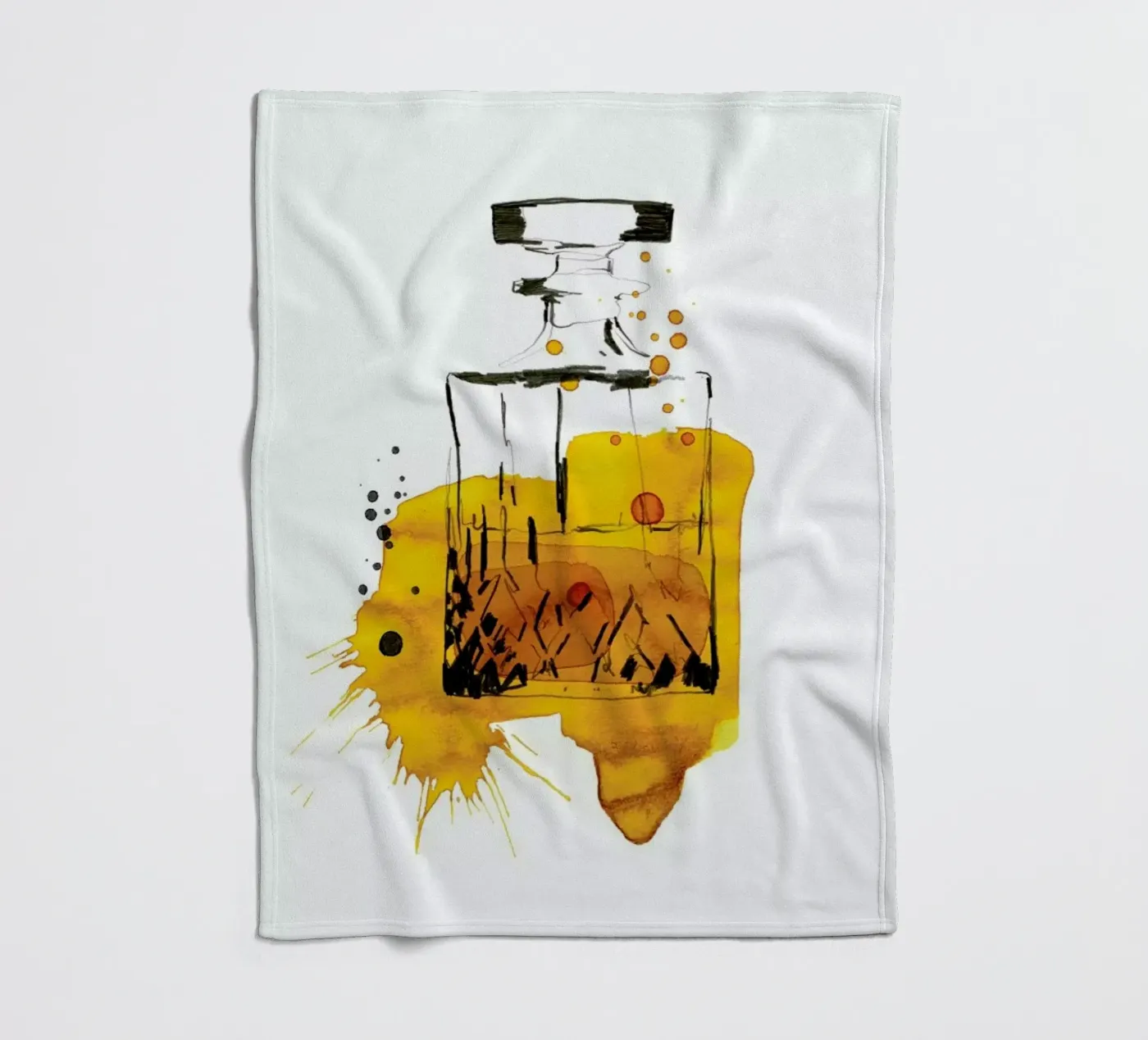 Cin Cin Fleecedecke von Ekaterina Koroleva