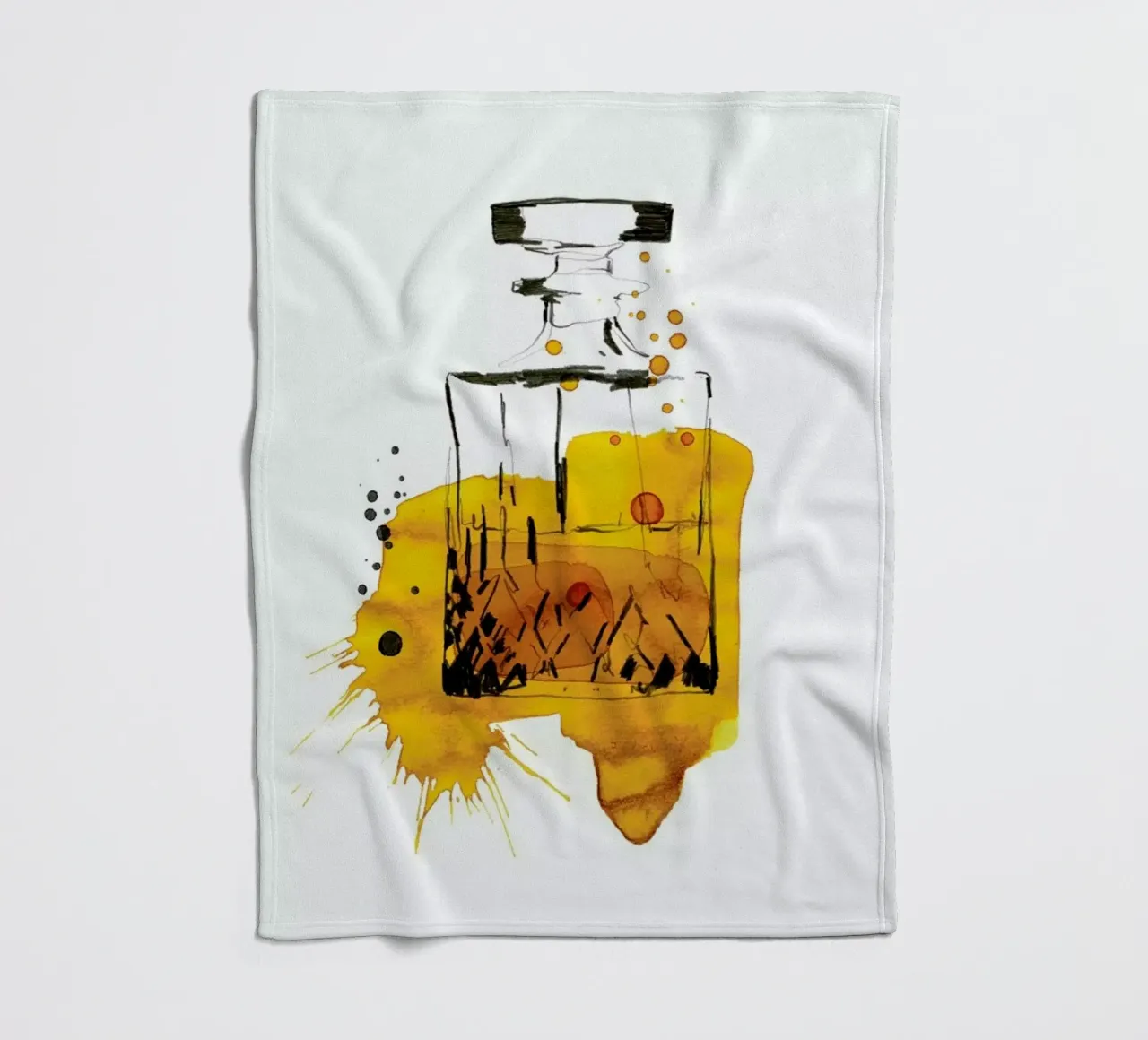 Cin Cin Fleecedecke von Ekaterina Koroleva