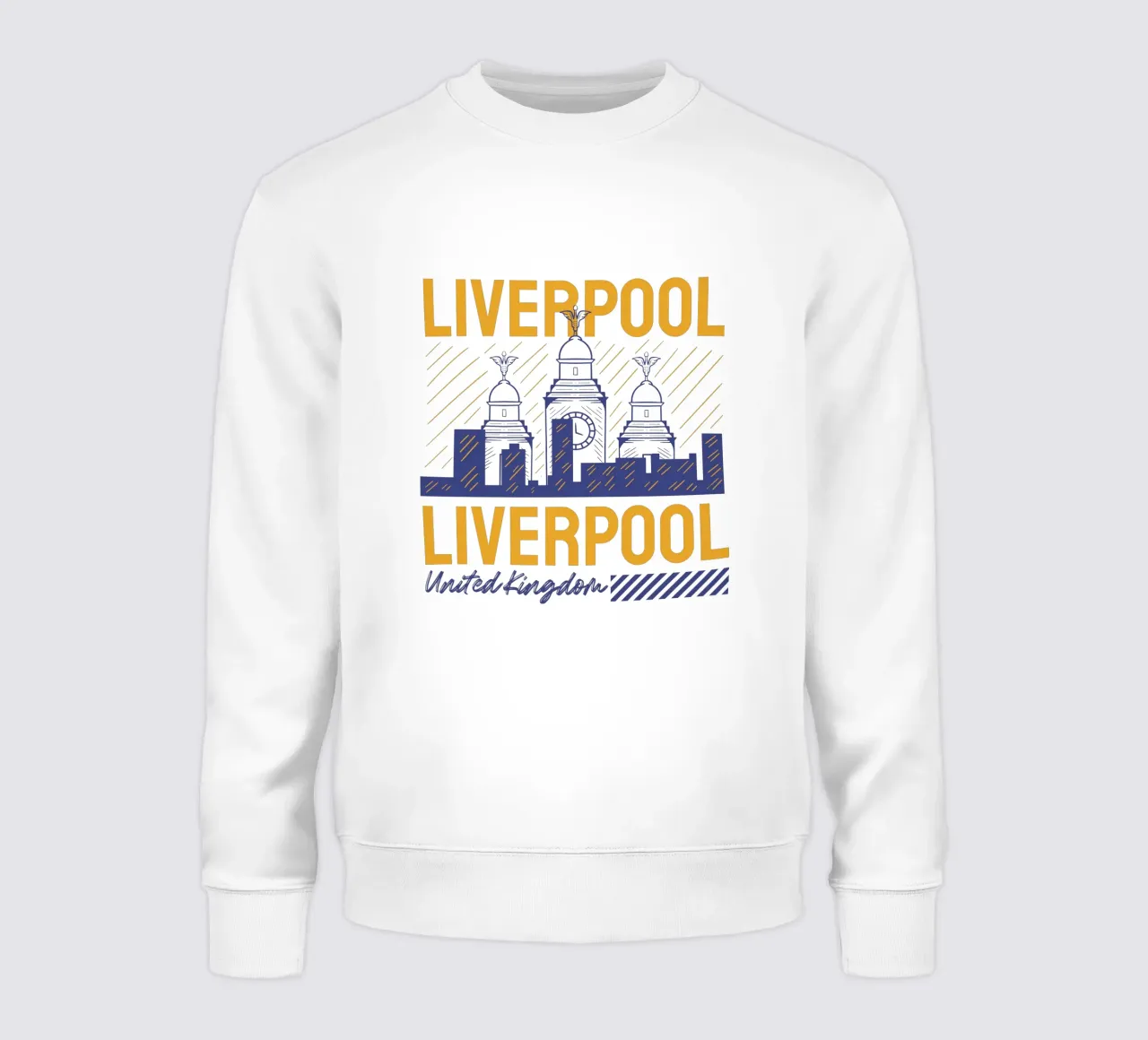 Design artistico classico di Liverpool felpa da rivariahill
