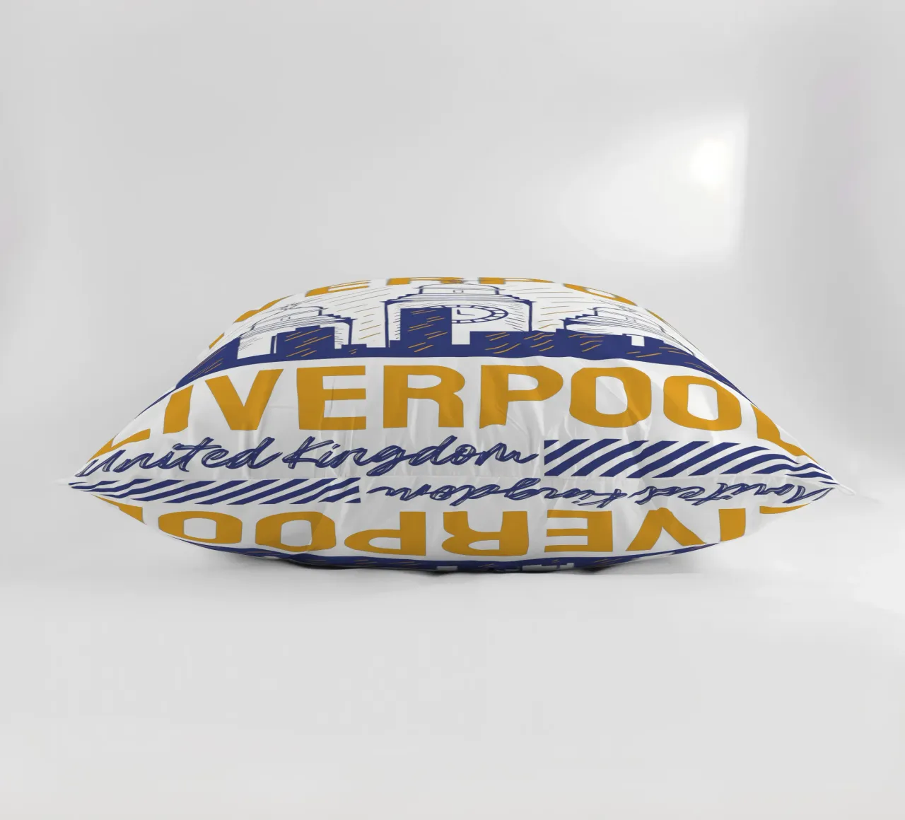 Design artistico classico di Liverpool cuscino da rivariahill