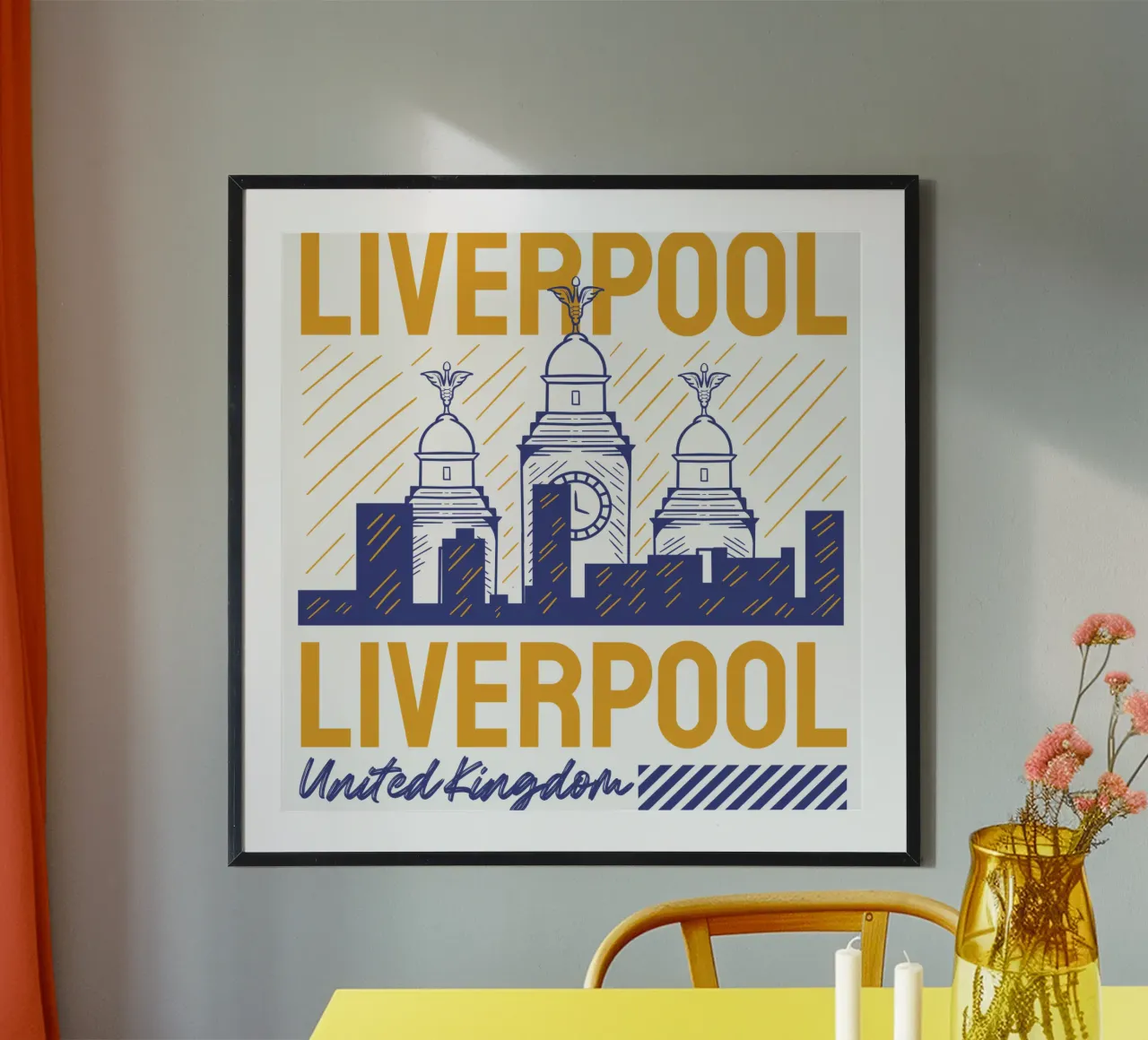 Design artistico classico di Liverpool carta hahnemühle da rivariahill