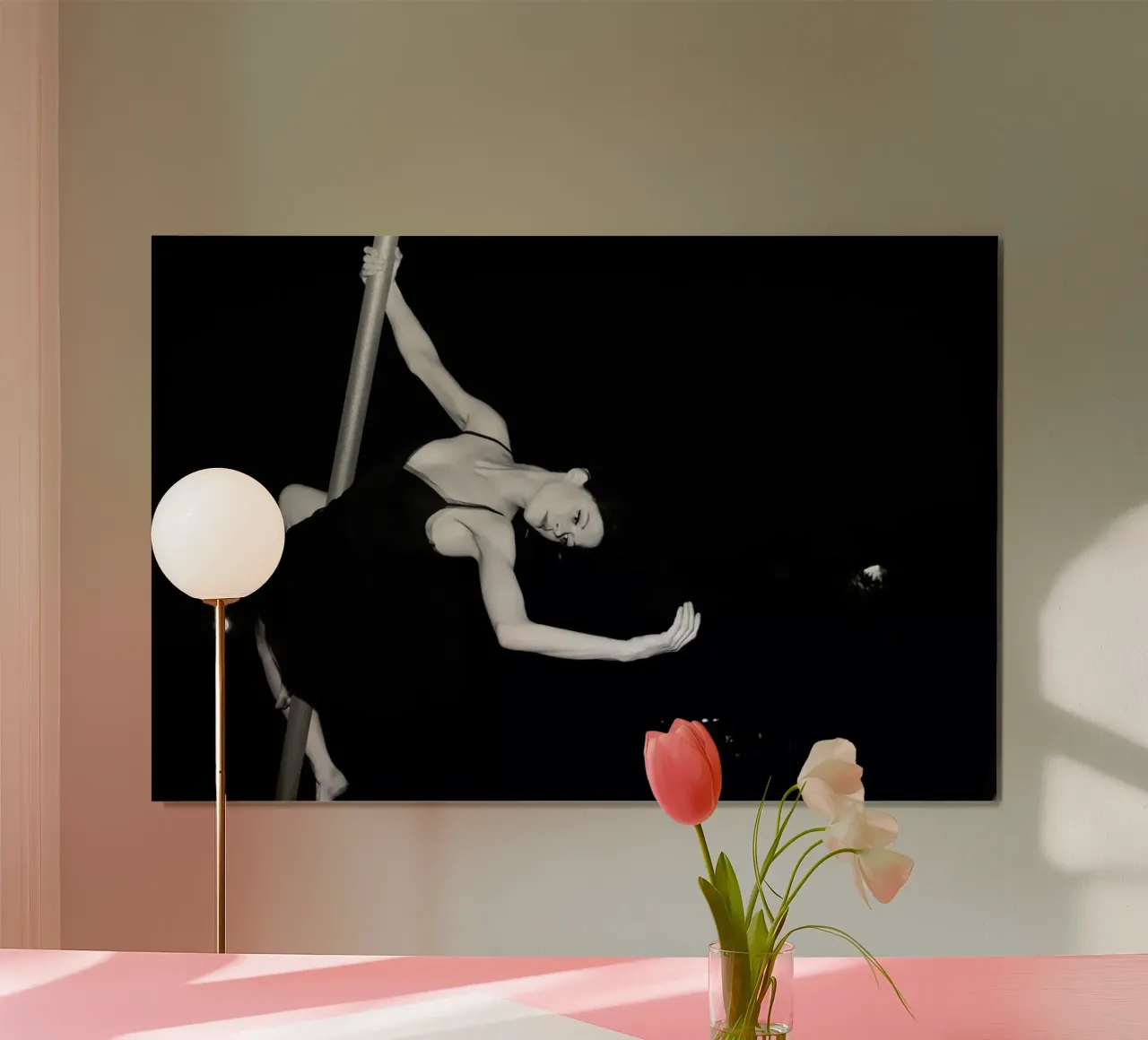 Moonlight ballet poster con telaio in alluminio da Efacts Photography
