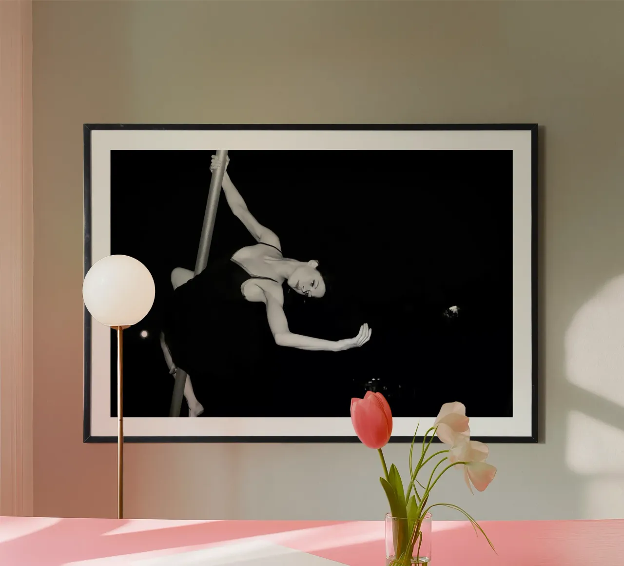 Moonlight ballet poster con telaio in alluminio da Efacts Photography