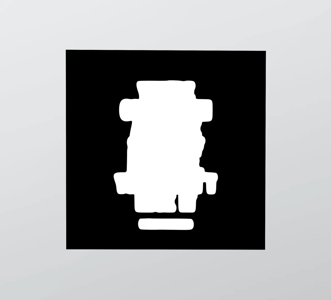 Dir ist nur ein kleiner Funke Wahnsinn gegeben Typografie Sticker von THE MOTIVATED TYPE