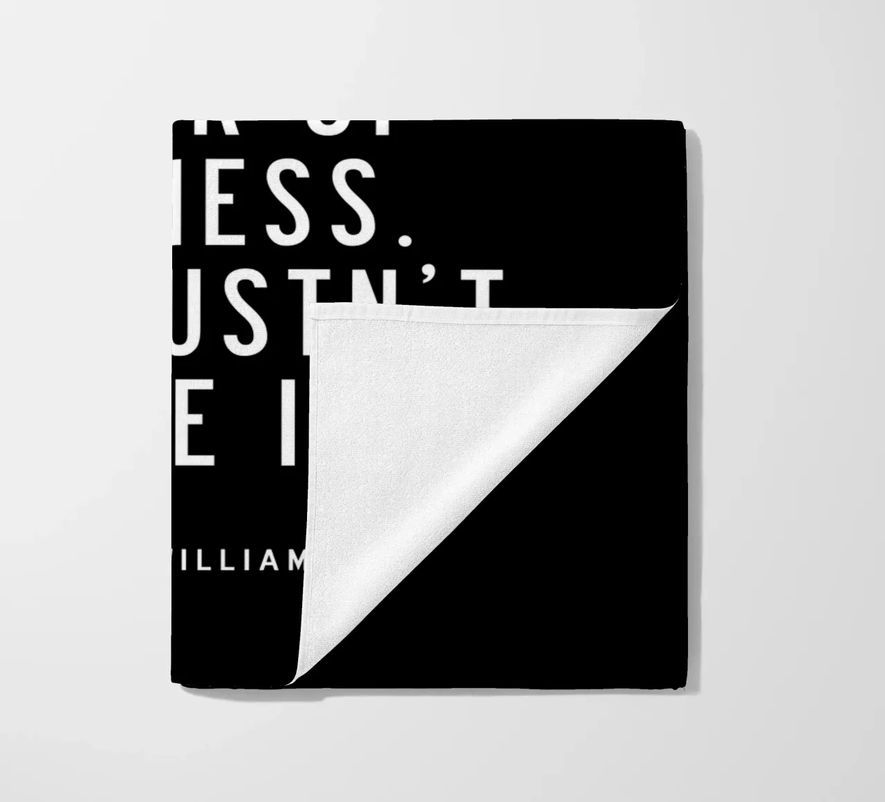 You Are Only Given a Little Spark of Madness Typography beach towel by THE MOTIVATED TYPE