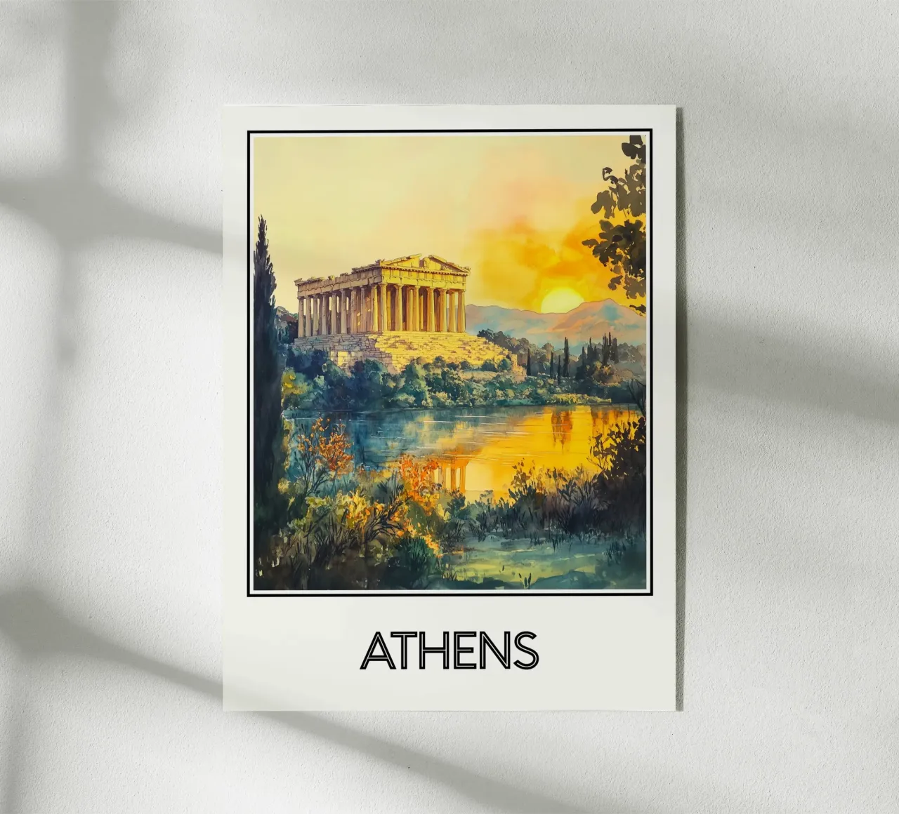 Atene plexiglass da Frame the World