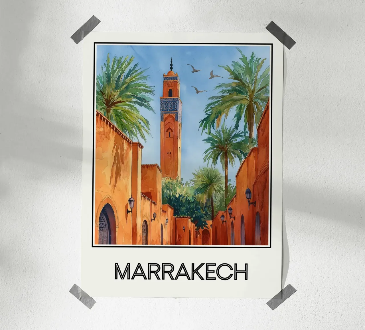 Marrakech carta hahnemühle da Frame the World