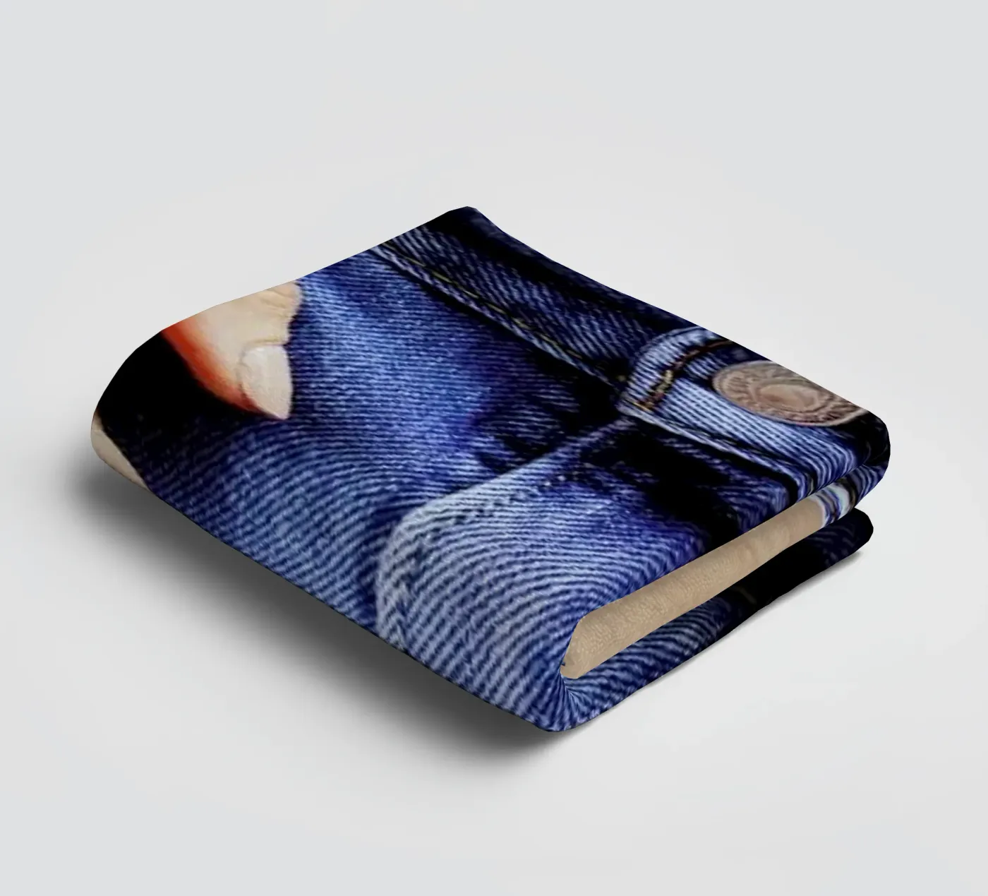 Denim badhanddoek van Aysha Banos