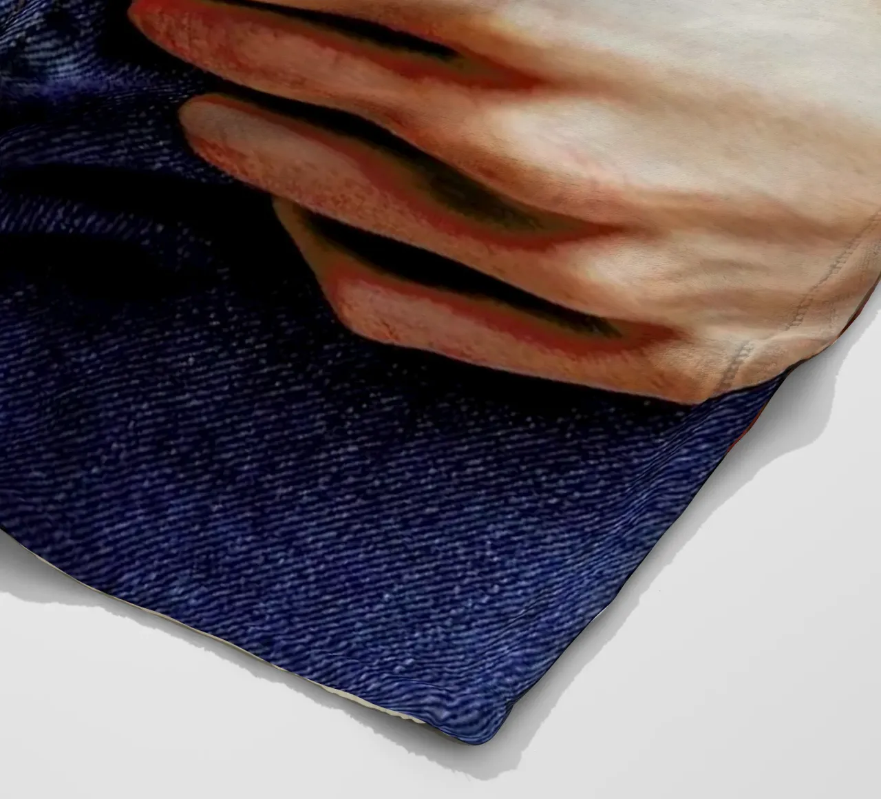 Denim coperta in pile da Aysha Banos