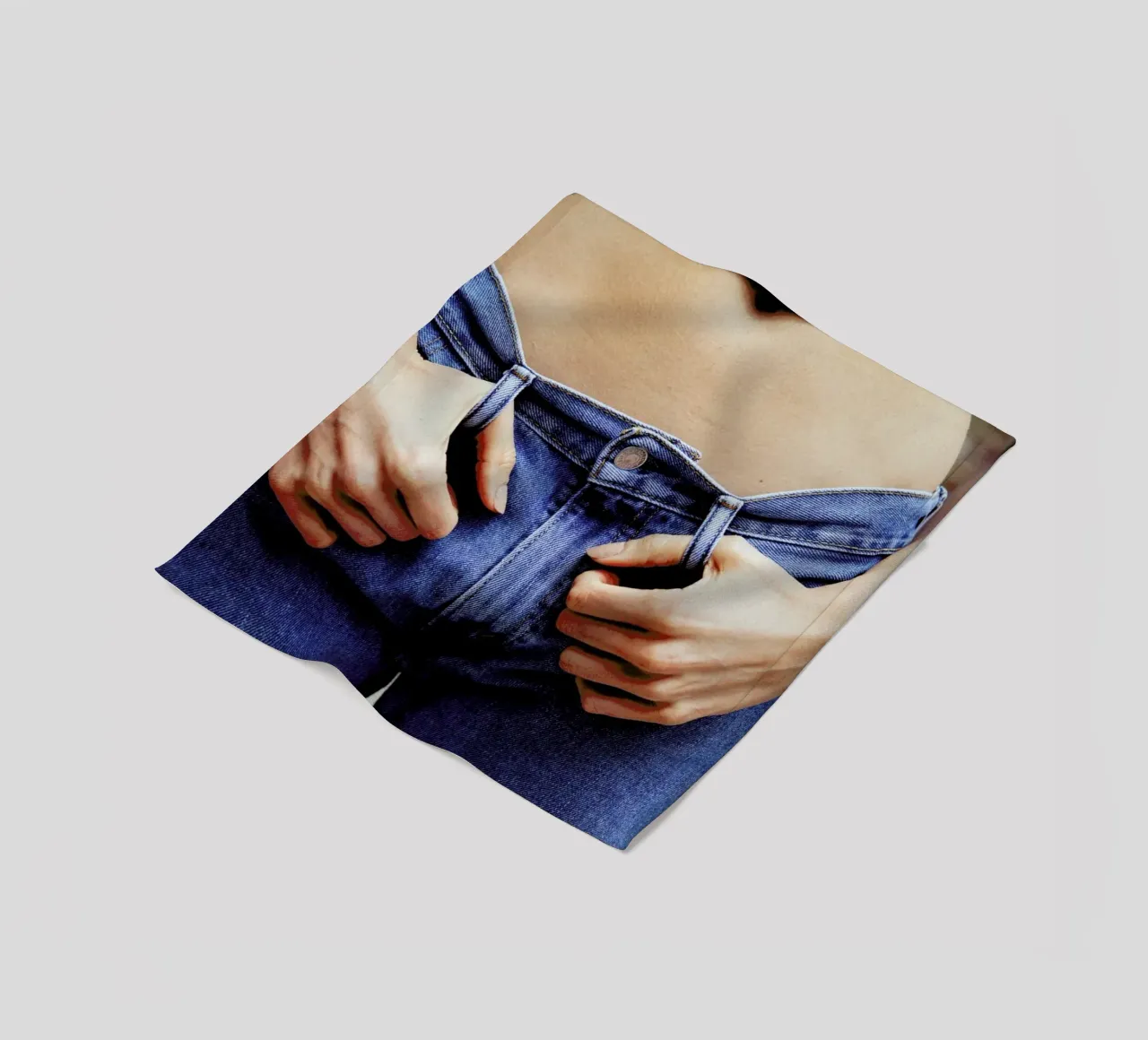 Denim coperta in pile da Aysha Banos