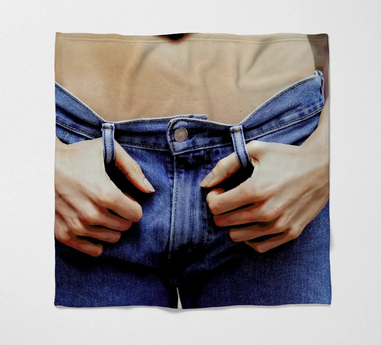 Denim coperta in pile da Aysha Banos