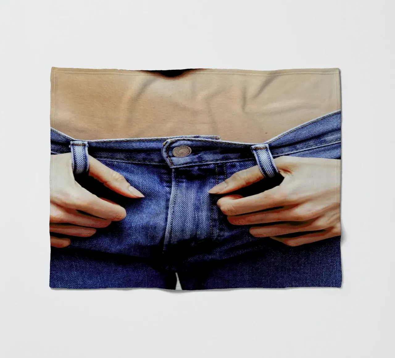 Denim coperta in pile da Aysha Banos