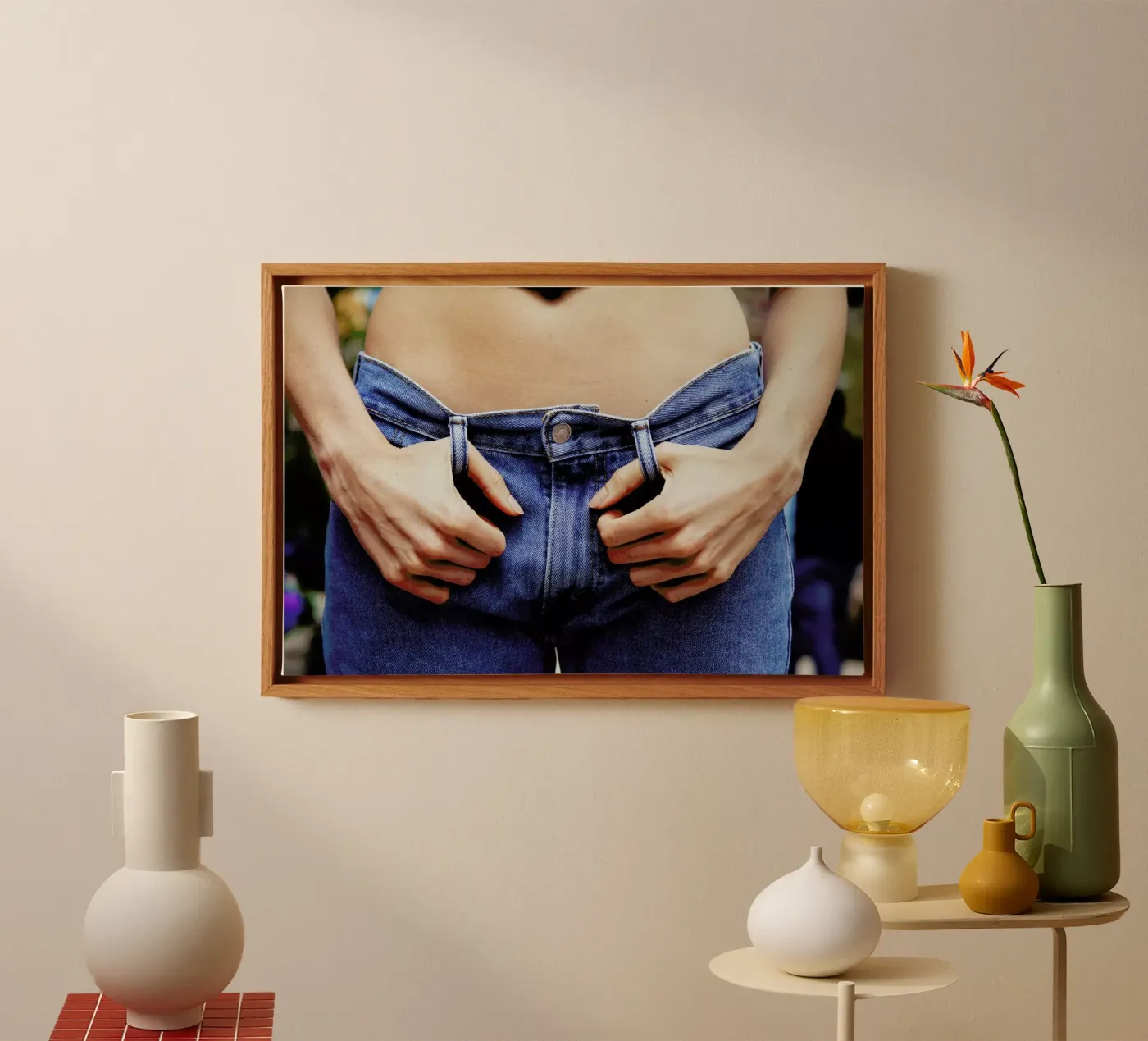 Denim tela da Aysha Banos