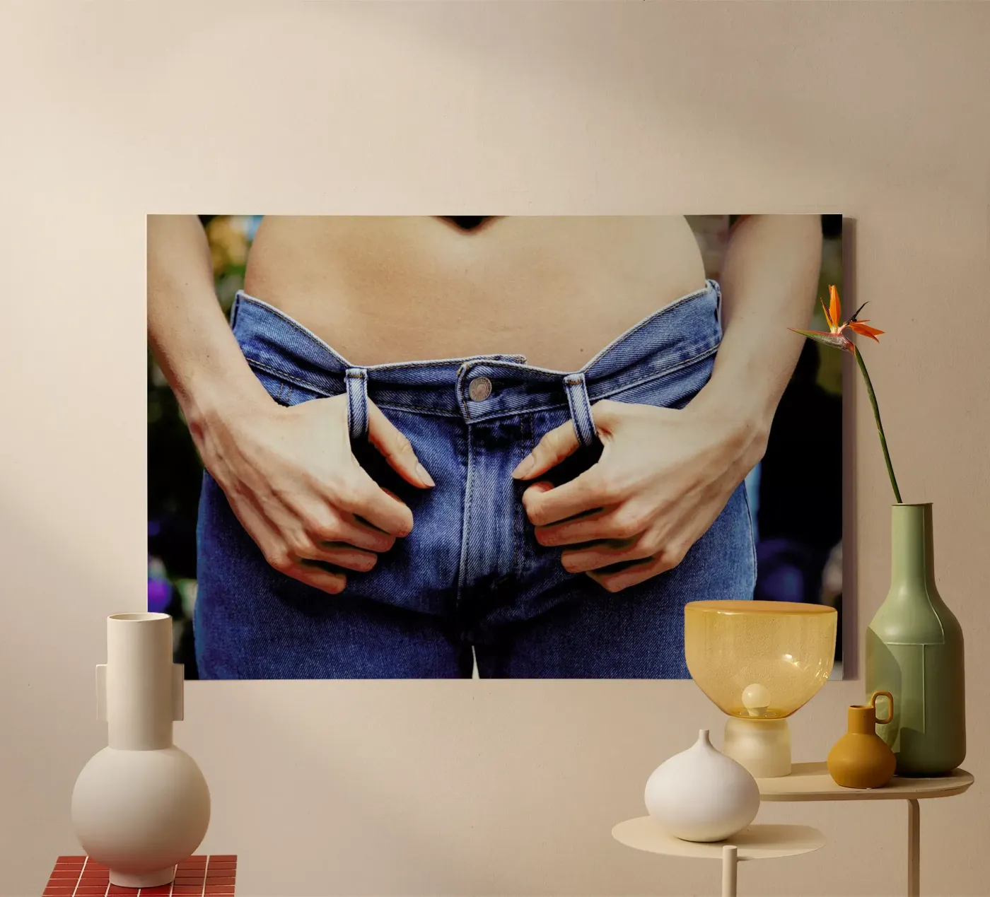 Denim tela da Aysha Banos