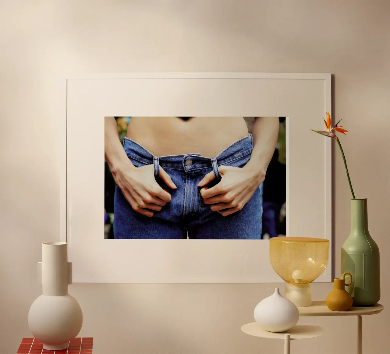 Denim poster by Aysha Banos