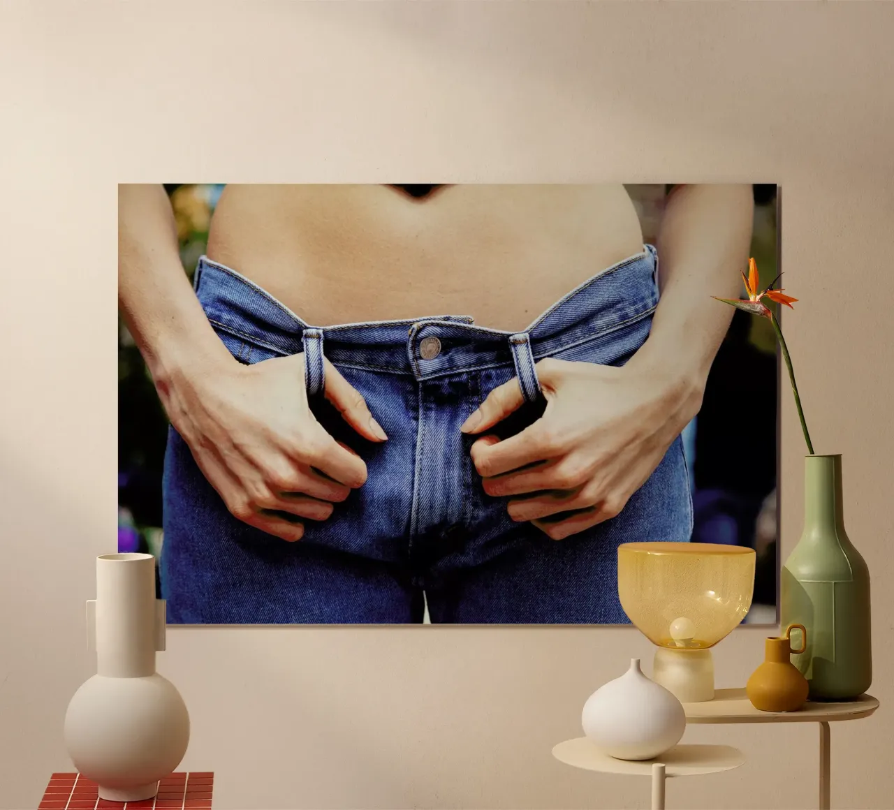 Denim poster by Aysha Banos