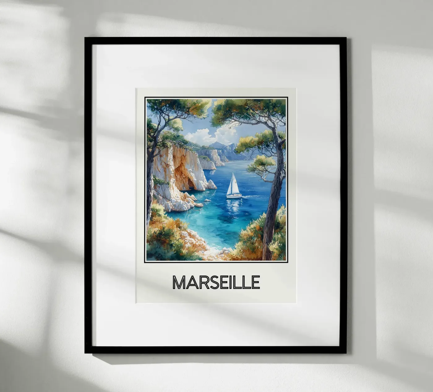 Poster Marsiglia Francia poster da Frame the World