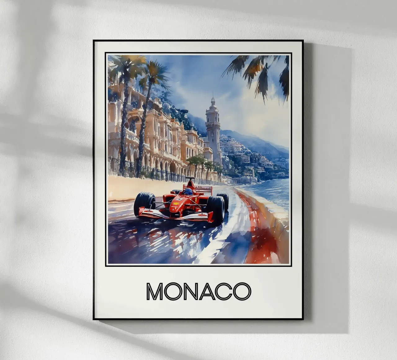 Affiche Monaco plexiglass da Frame the World