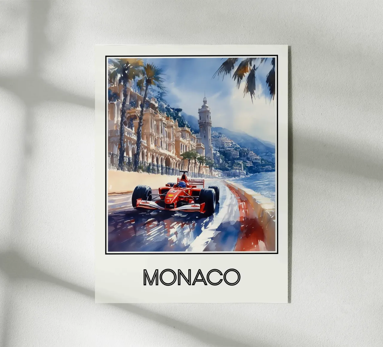 Affiche Monaco plexiglass da Frame the World