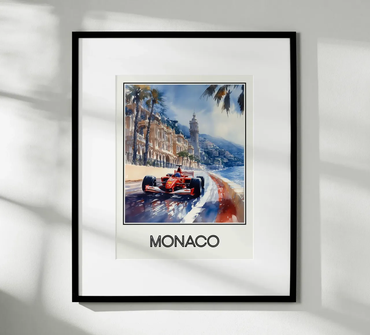 Affiche Monaco poster da Frame the World