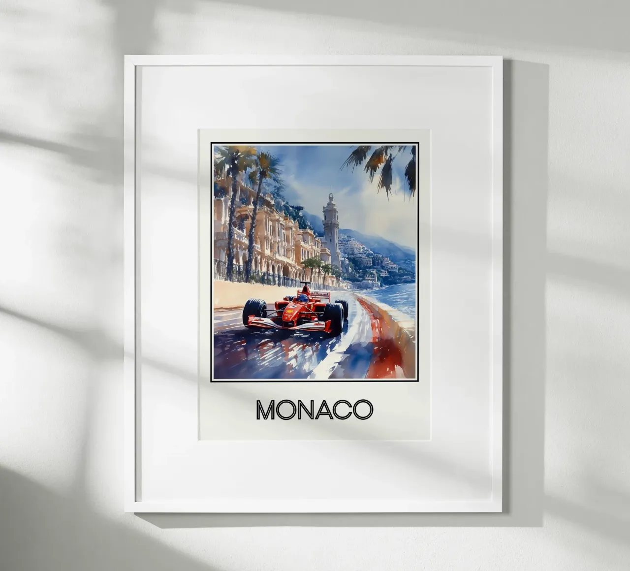 Affiche Monaco poster da Frame the World