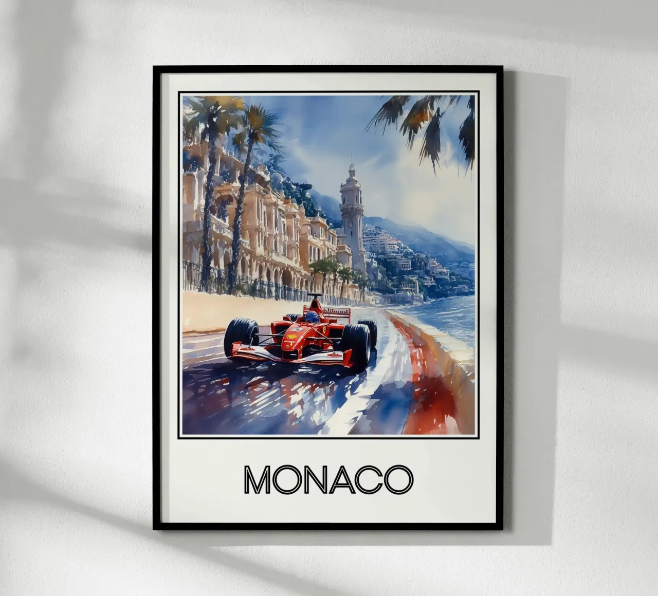 Affiche Monaco poster da Frame the World