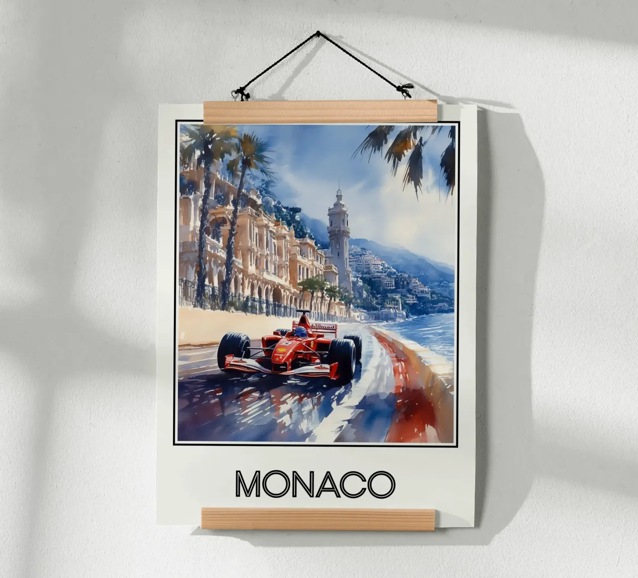 Affiche Monaco poster da Frame the World