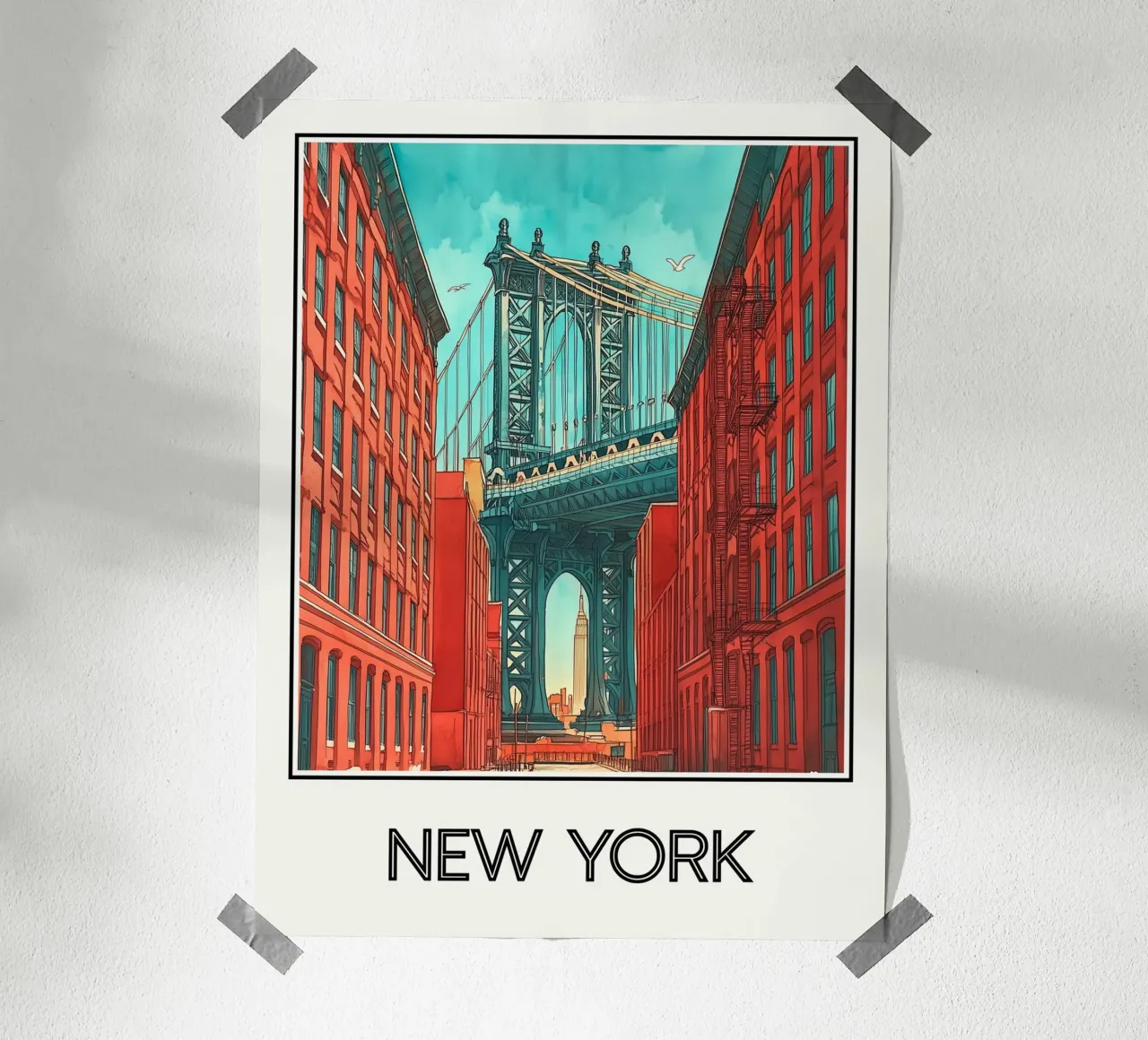 New York carta hahnemühle da Frame the World
