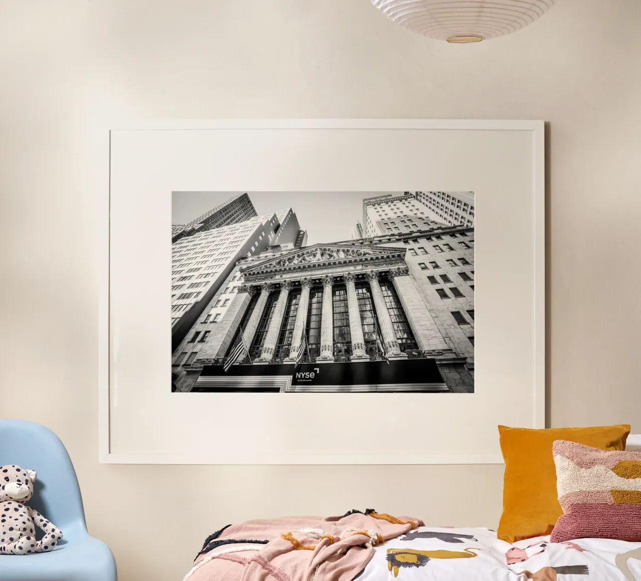 New York Stock Exchange poster with aluminum frame by thetraveller