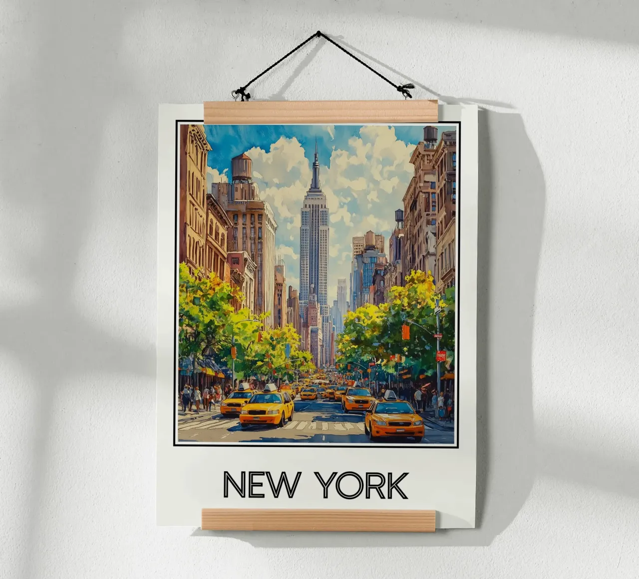 New York poster con telaio in plastica da Frame the World