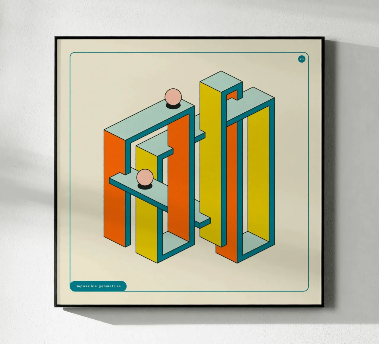 IMPOSSIBLE GEOMETRICS (23) plexiglass da Jazzberry Blue