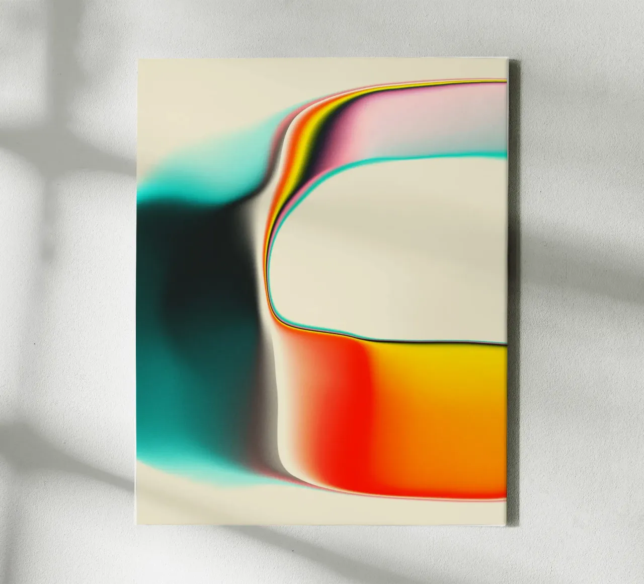 INTERFERENCE Leinwand von Jazzberry Blue