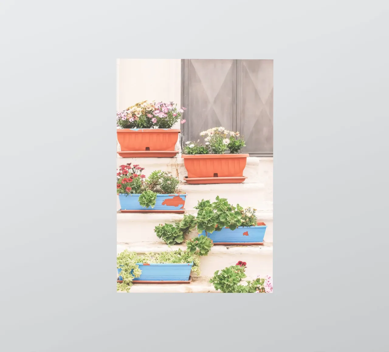 Puglia, Italia I La scala di fiori in un villaggio adesivo da Julie Travel Photography