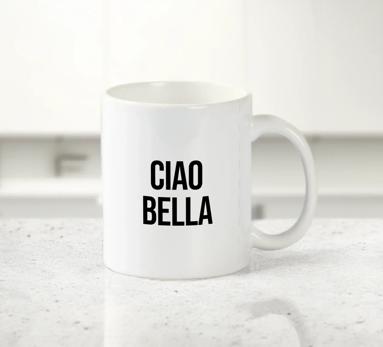 Ciao Bella tazza in ceramica da Paigaam Studio