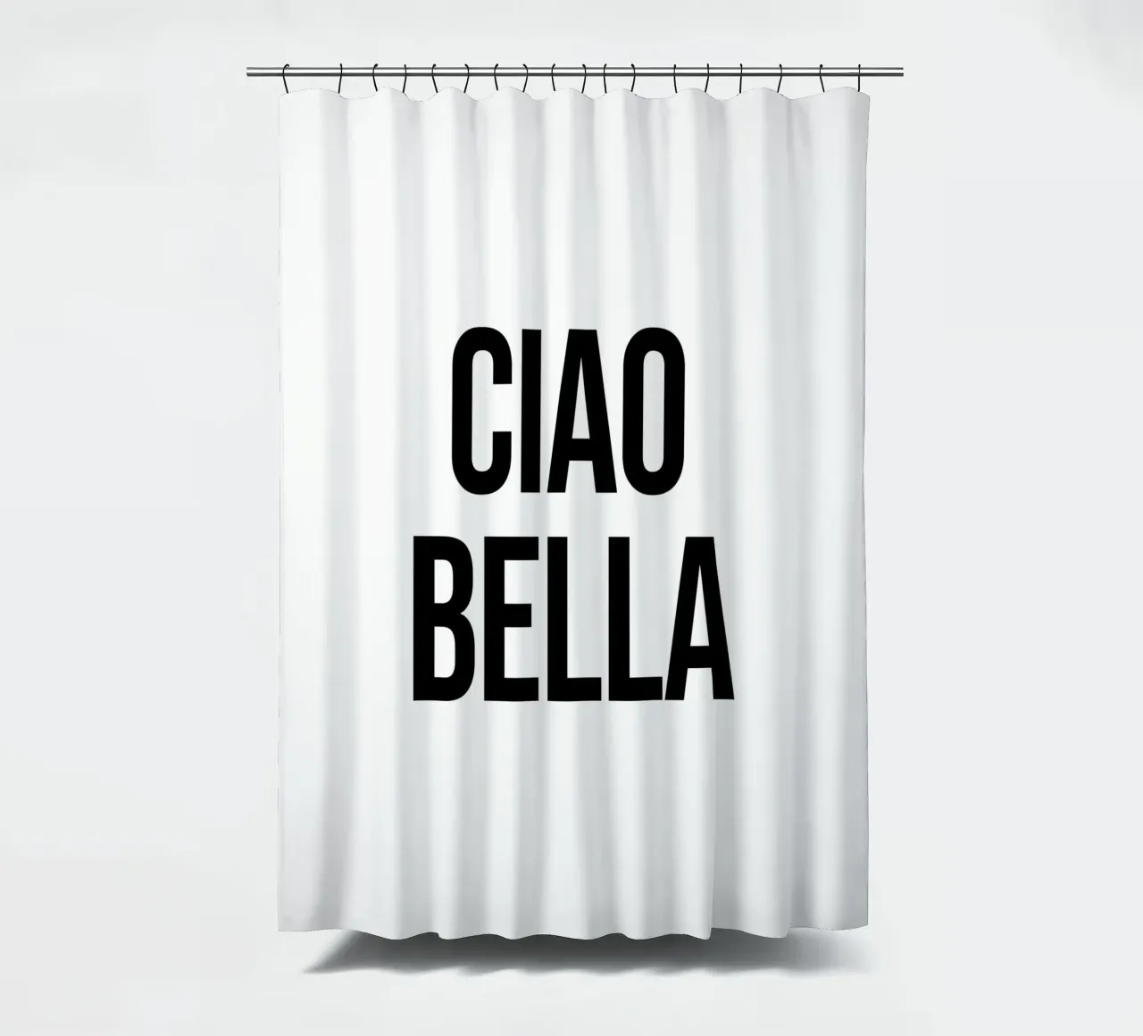 Ciao Bella tenda da doccia da Paigaam Studio