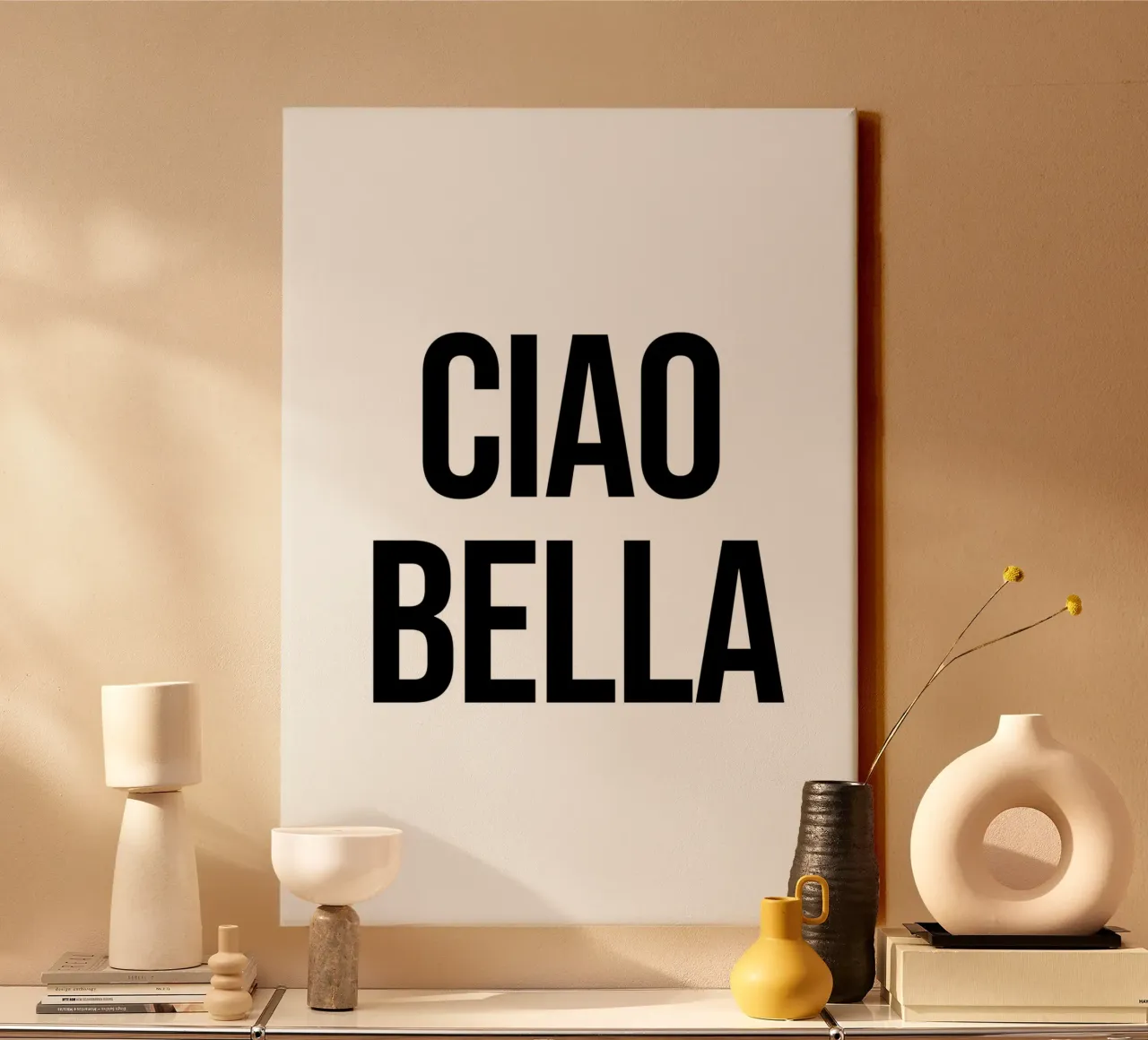 Ciao Bella tela da Paigaam Studio