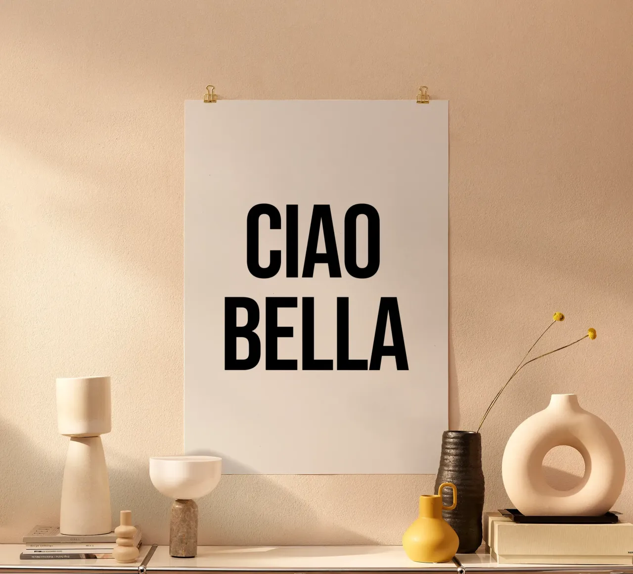 Ciao Bella poster da Paigaam Studio