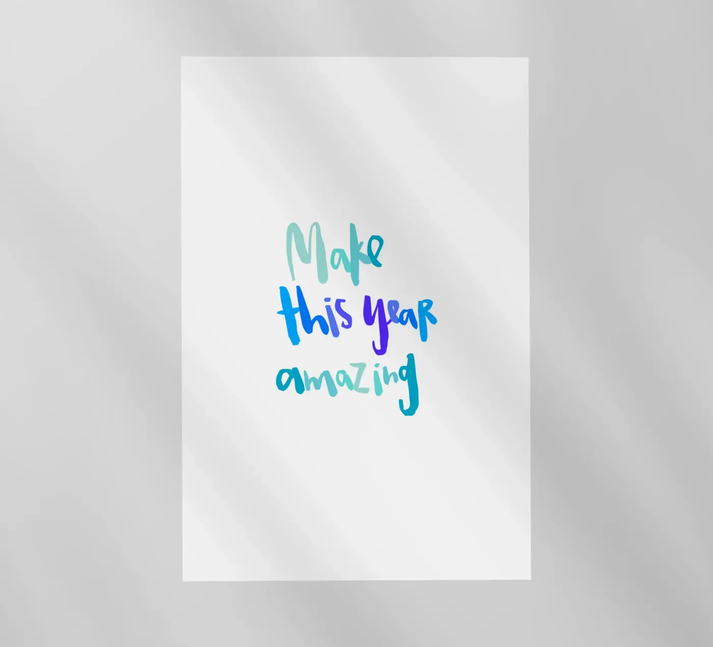 This Year Backlit Folie von Brushmeetspaper
