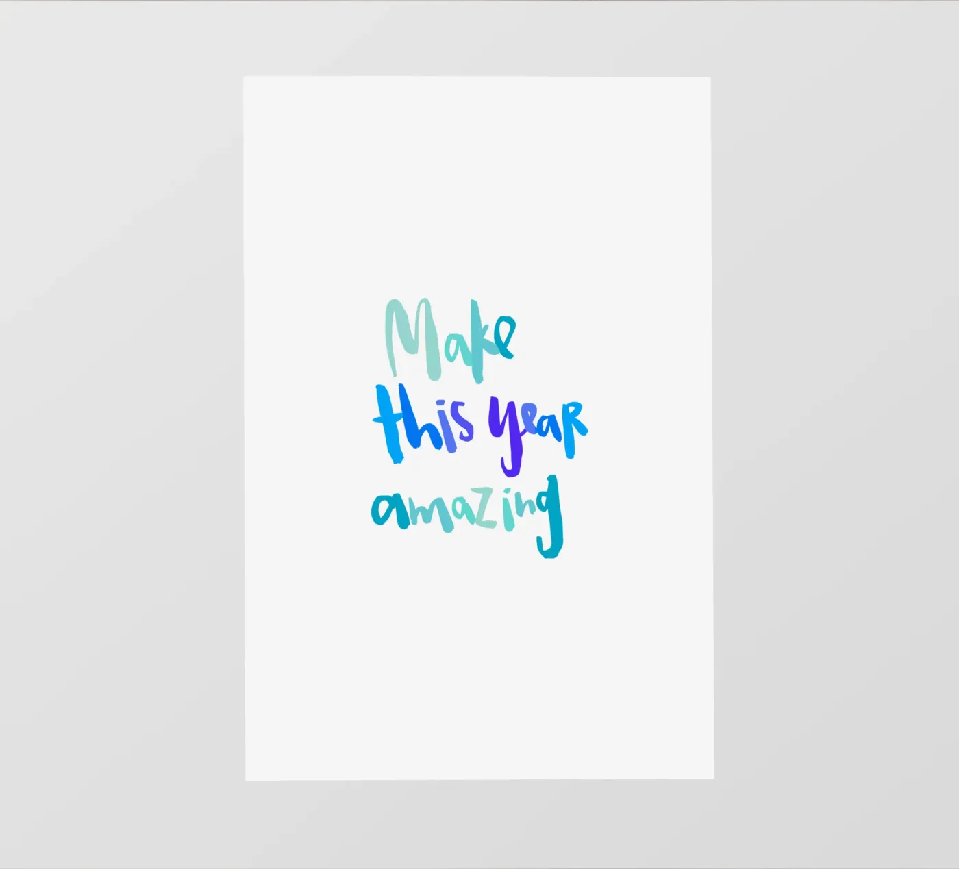 This Year Backlit Folie von Brushmeetspaper