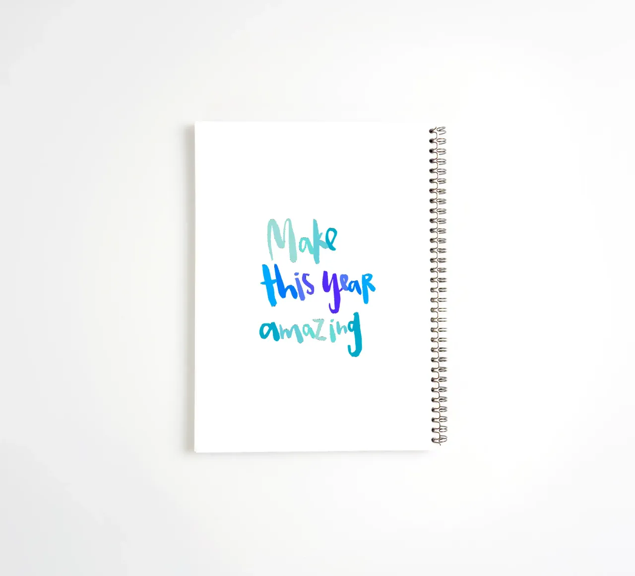 This Year spiral notebook by Brushmeetspaper