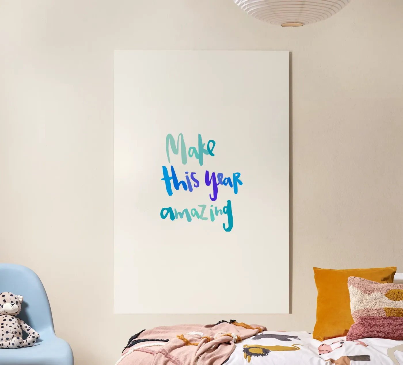 This Year acryl van Brushmeetspaper