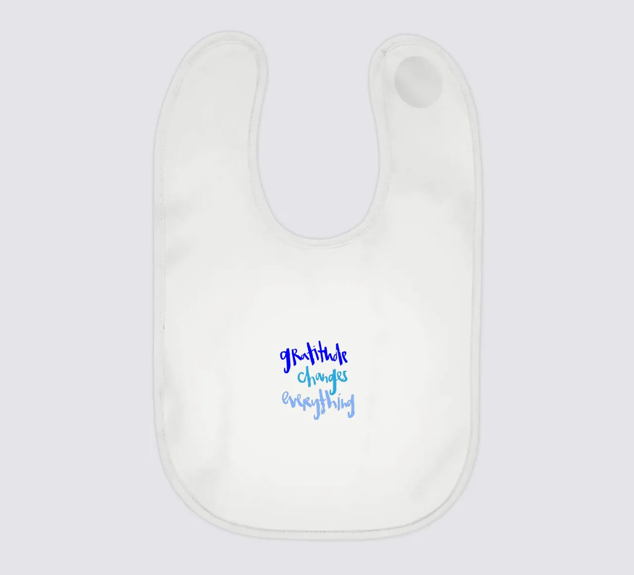 Gratitude bavaglino da Brushmeetspaper