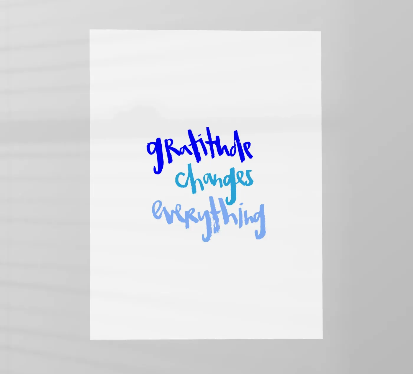 Gratitude pellicola backlit da Brushmeetspaper