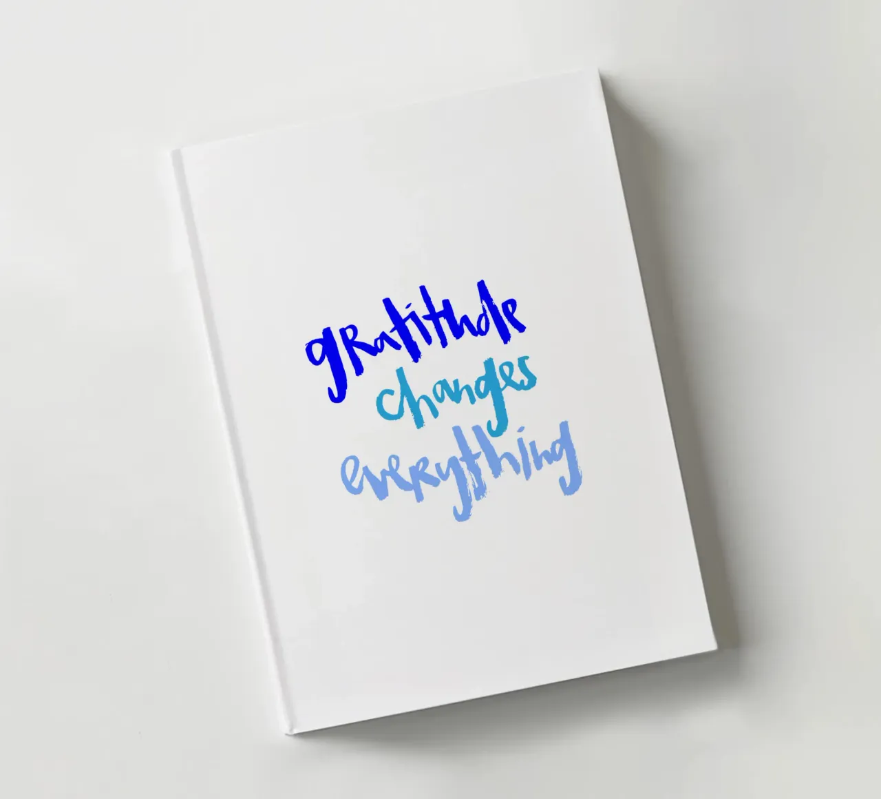 Gratitude notebook by Brushmeetspaper