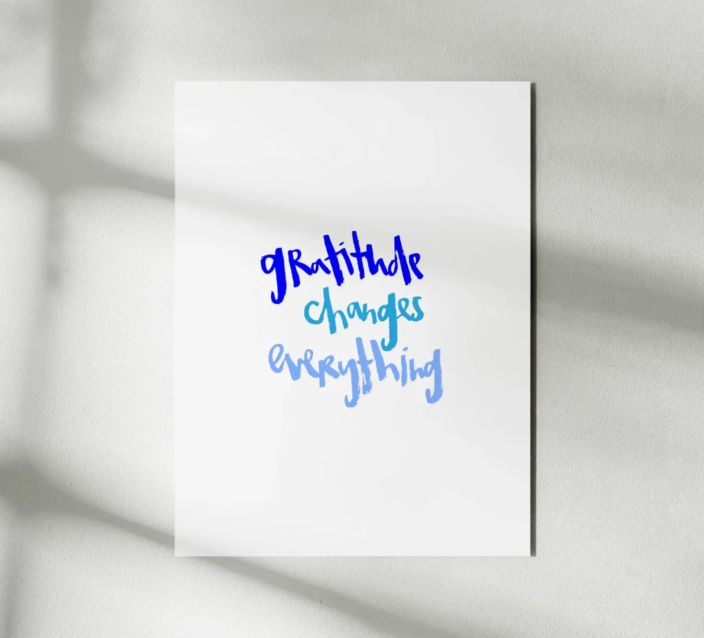 Gratitude alluminio dibond da Brushmeetspaper